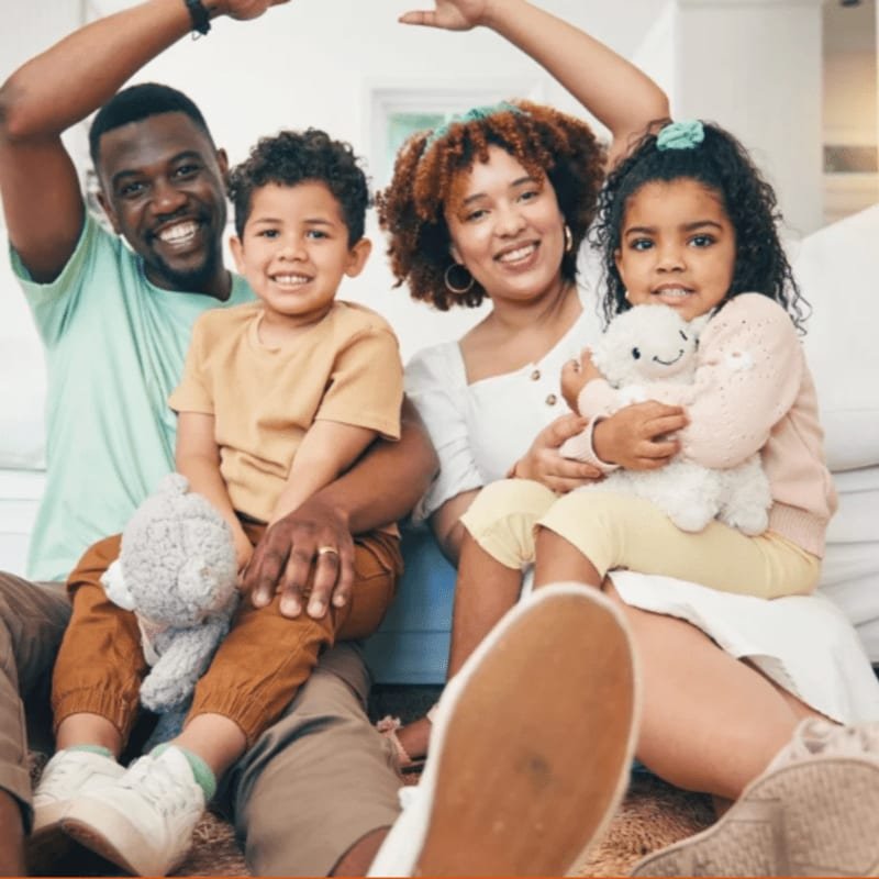 A family supported by Daughters of Hope